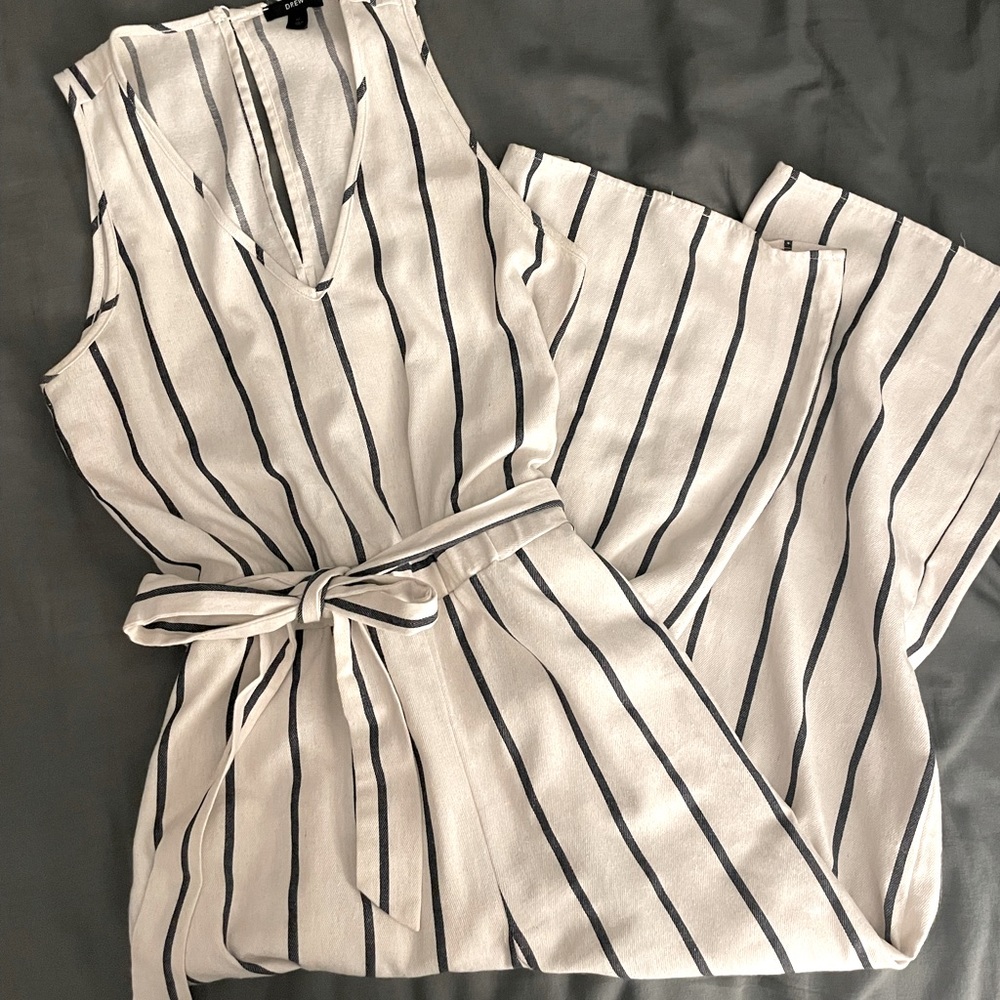 DREW by Anthropologie Linen Jumpsuit